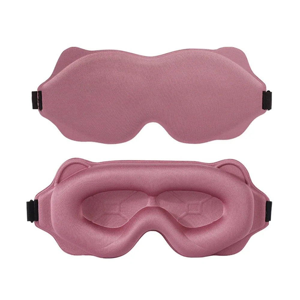 3D Sleeping Mask – 100% Blackout, Zero Eye Pressure