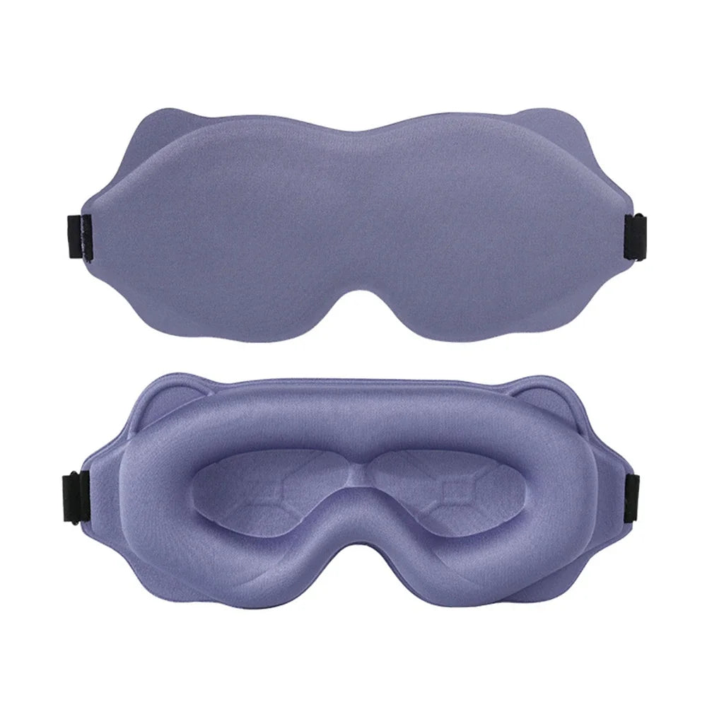 3D Sleeping Mask – 100% Blackout, Zero Eye Pressure