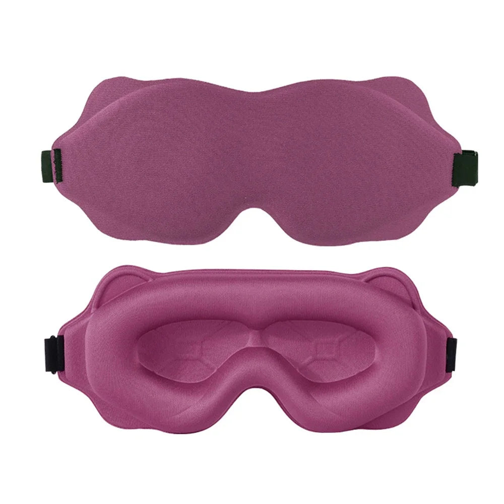 3D Sleeping Mask – 100% Blackout, Zero Eye Pressure
