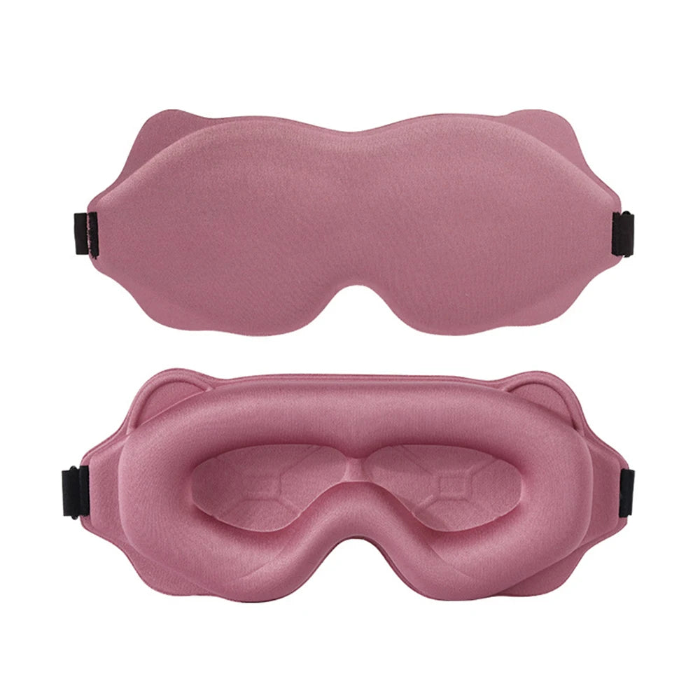 3D Sleeping Mask – 100% Blackout, Zero Eye Pressure